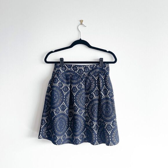 Tacera Women Mini Skirt Pleated Abstract Pattern Multicolor Small - Picture 2 of 10